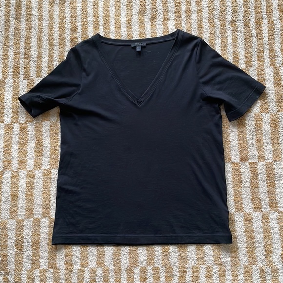 COS Oversized V Neck Top Cotton - Picture 2 of 2